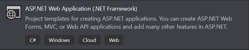 ASP.NET configuration step